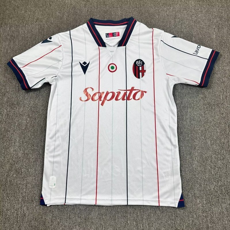 AAA Quality Bologna 25/26 Away White Soccer Jersey